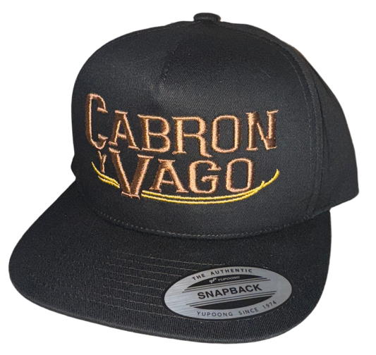 Cabron Y Vago 3D Black SnapBack