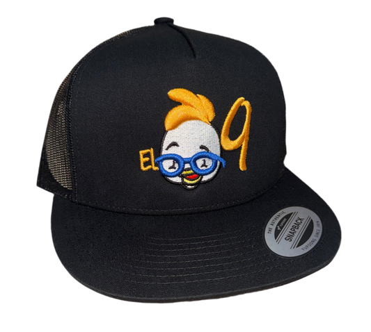 09 Chapizza, Chicken Little, El Nini, Gorra Negra SnapBack Black