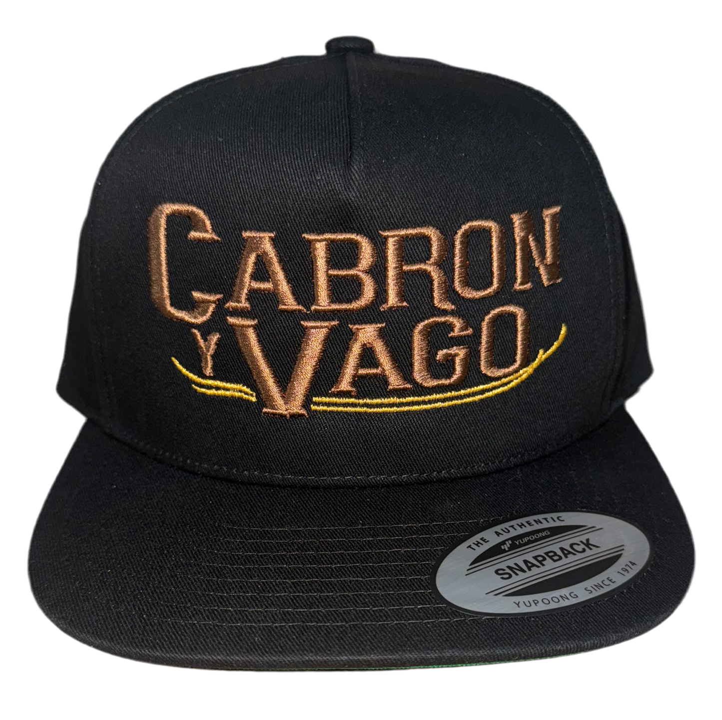 Cabron Y Vago 3D Black SnapBack