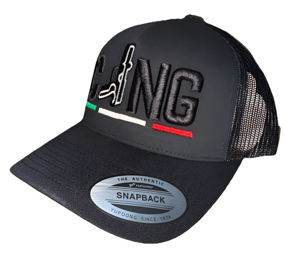 CJNG Black Trucker Baseball SnapBack