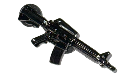 Black Metal AR-15 Hat Pin