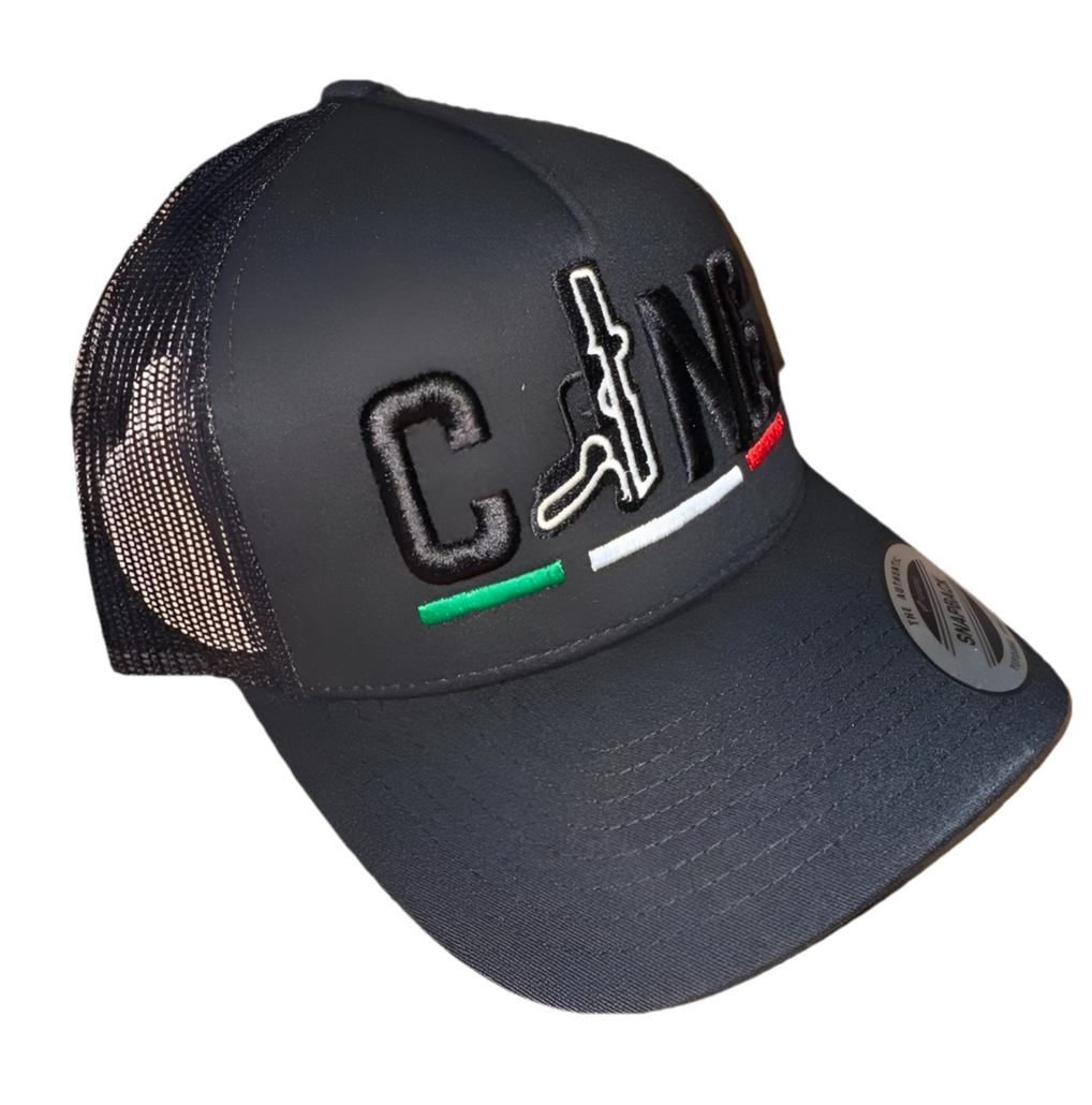 CJNG Black Trucker Baseball SnapBack