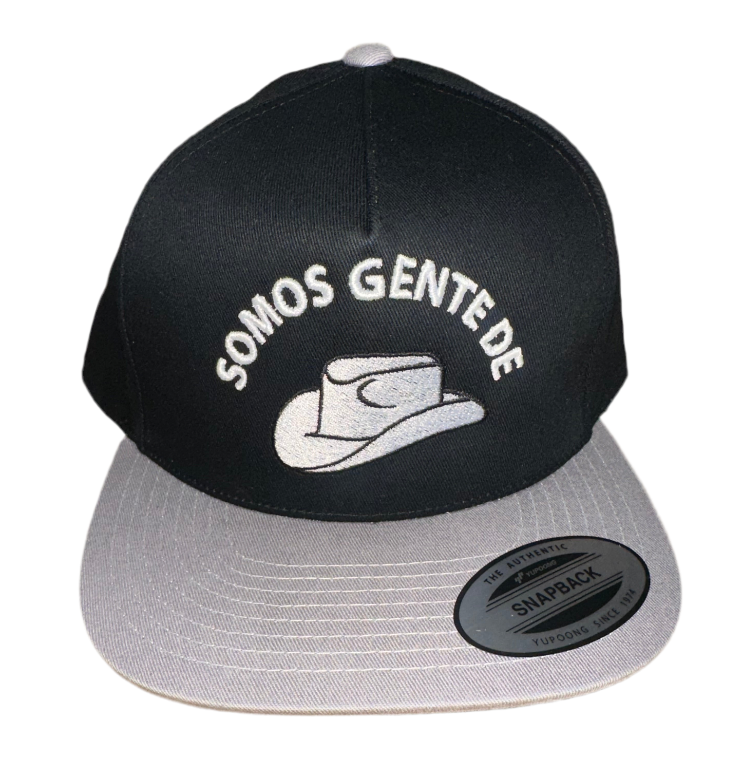 Somos Gente De Sombrero Black/Gray SnapBack