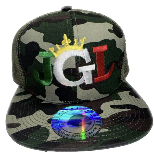 JGL El Chapo 701 Chapiza Trucker Camo SnapBack