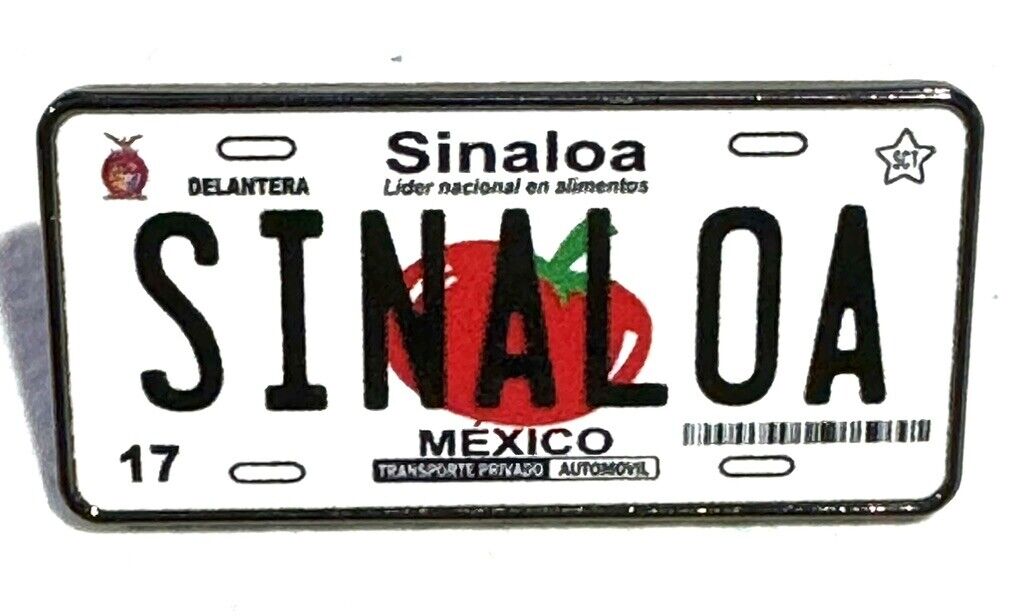 Pin Para Gorras Placa Sinaloa License Plate Hat Pin