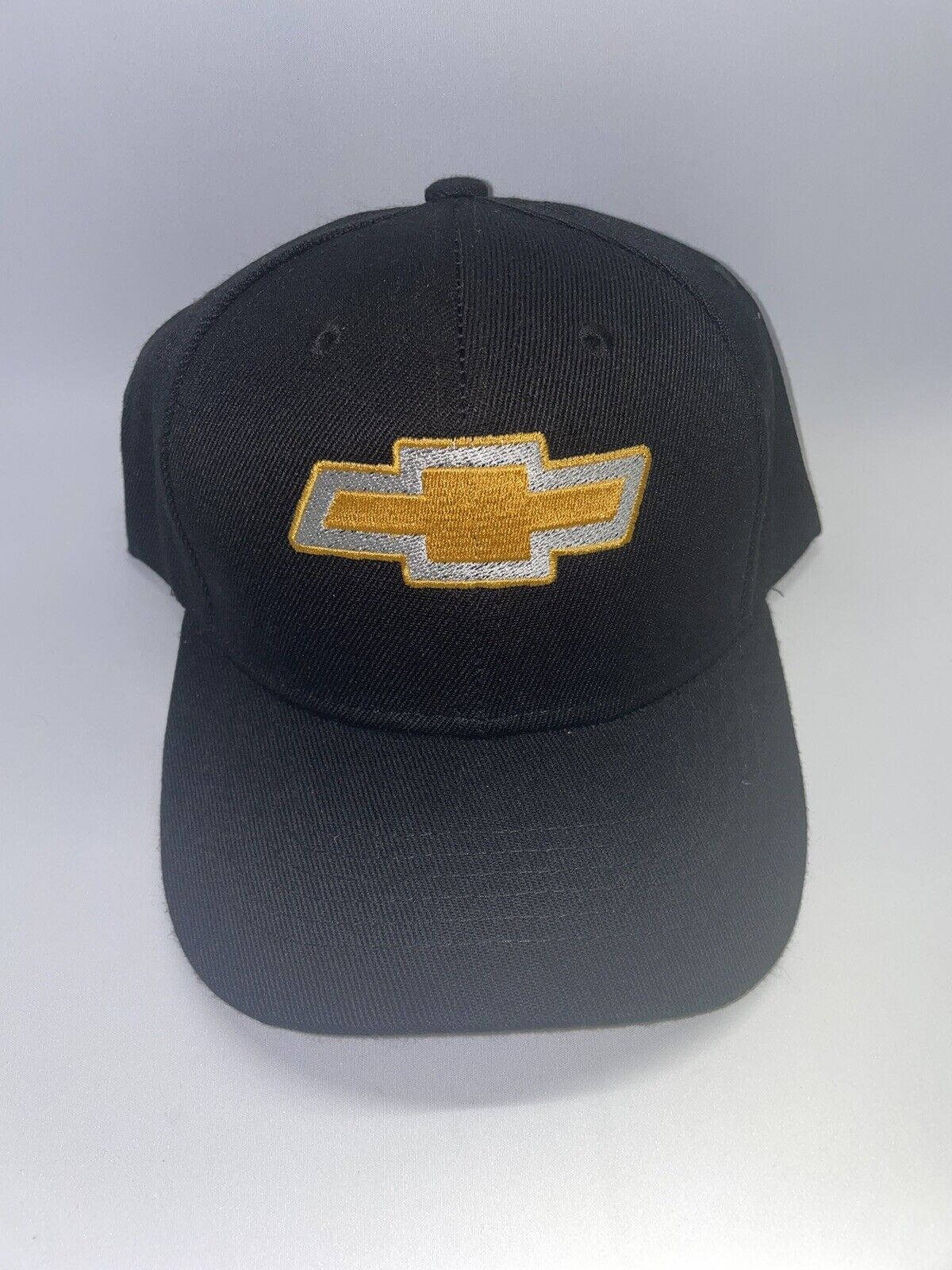 Chevy Logo Custom Embroidered Black Baseball Cap