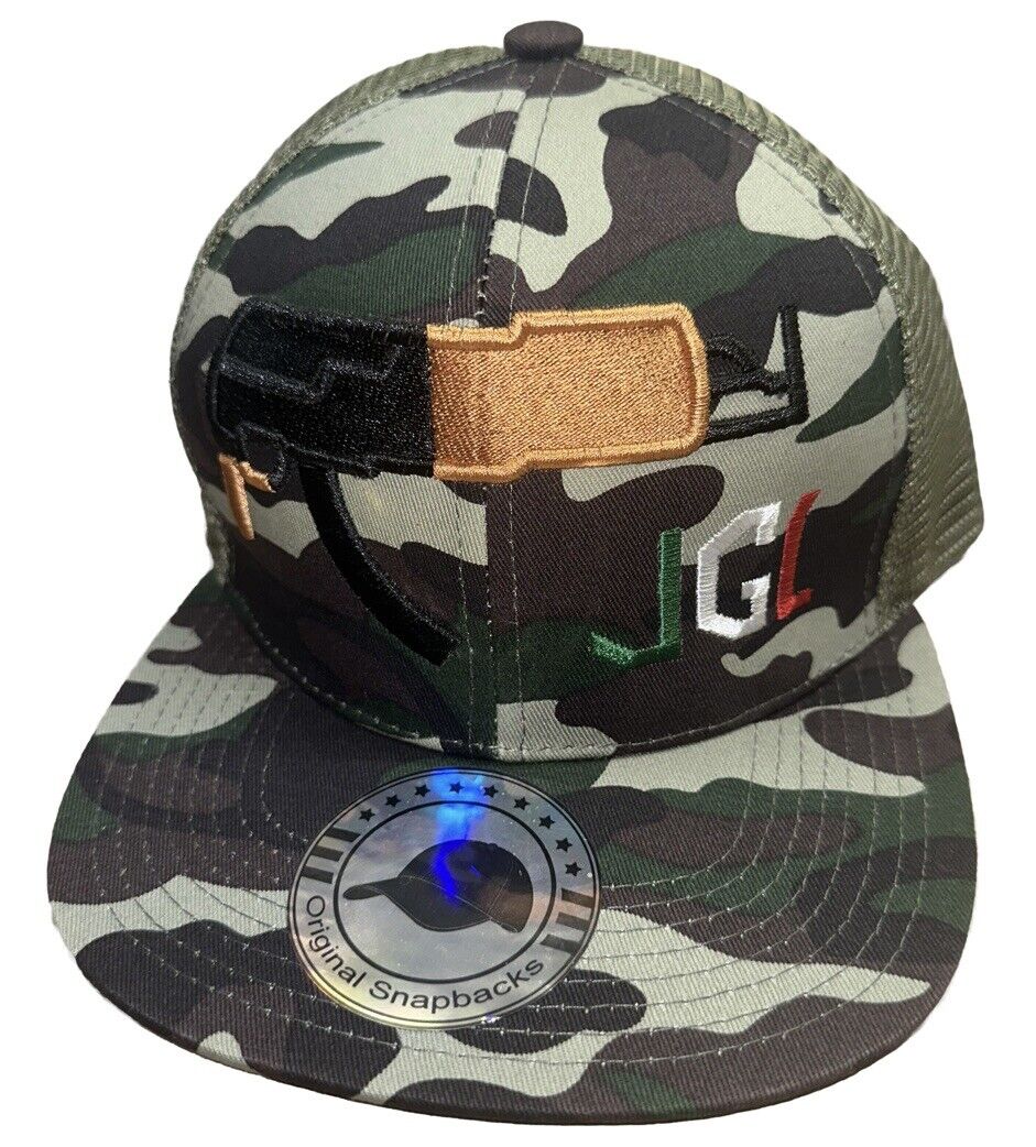 JGL Draco 3D ChapoBros Camo Trucker SnapBack