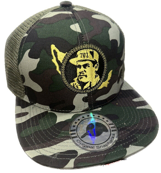 701 JGL El Chapo Chapiza Camo Trucker SnapBack