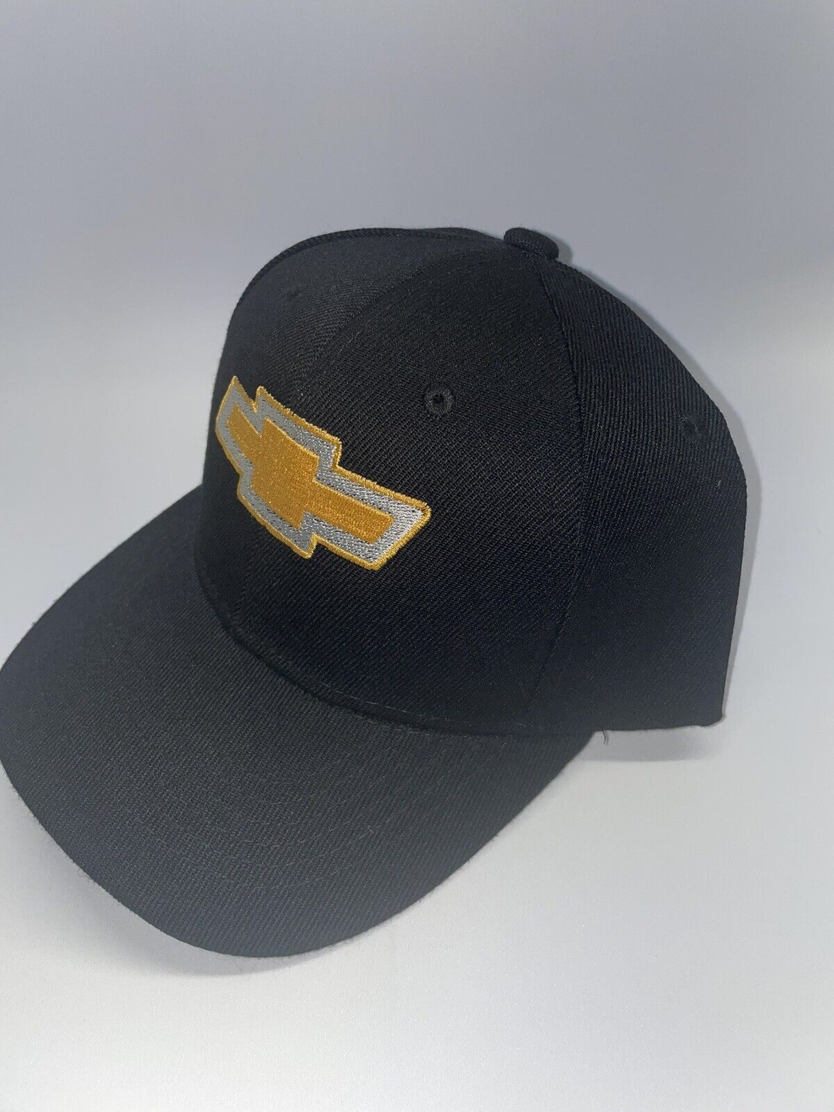 Chevy Logo Custom Embroidered Black Baseball Cap