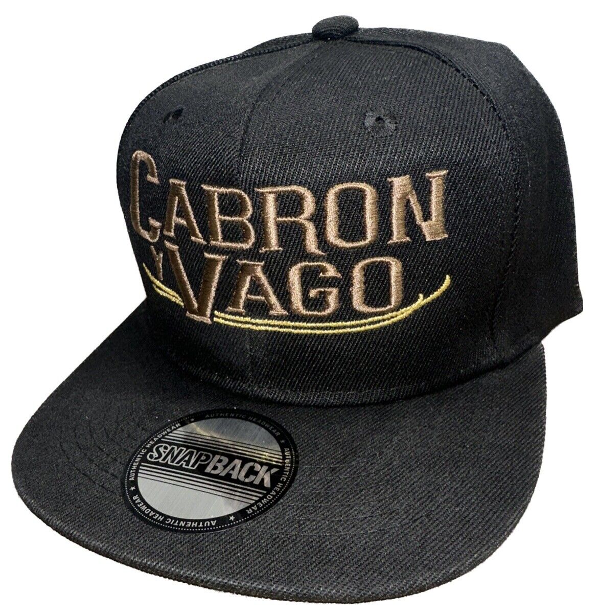 Cabron Y Vago 3D Black SnapBack