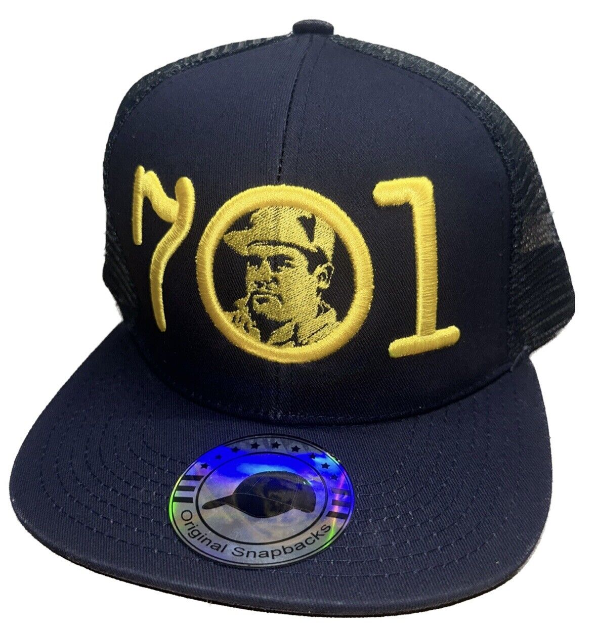 701 JGL El Chapo Chapiza Dark Blue Trucker SnapBack