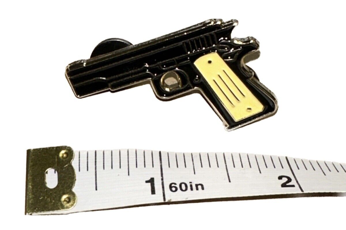 1911 Colt 45 Glock METAL Hat Pin Enamel Cachucha Pins Para Gorra