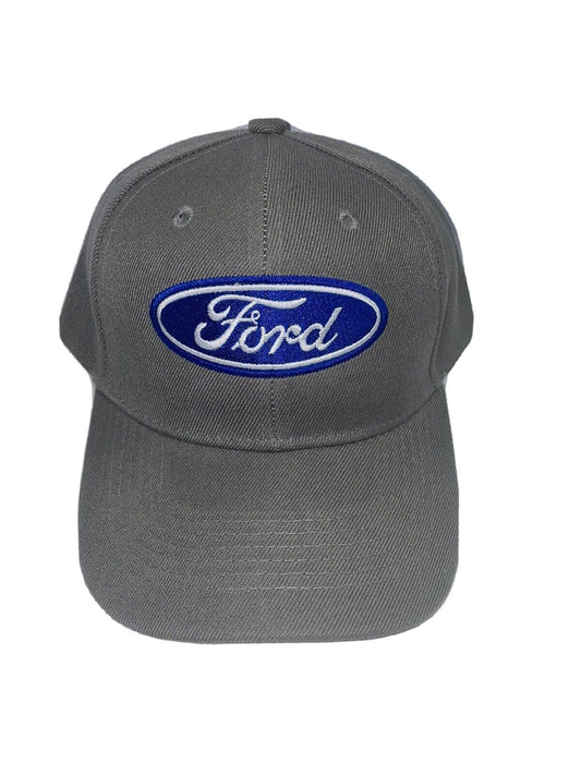 Ford Embroidered Gray Baseball Cap