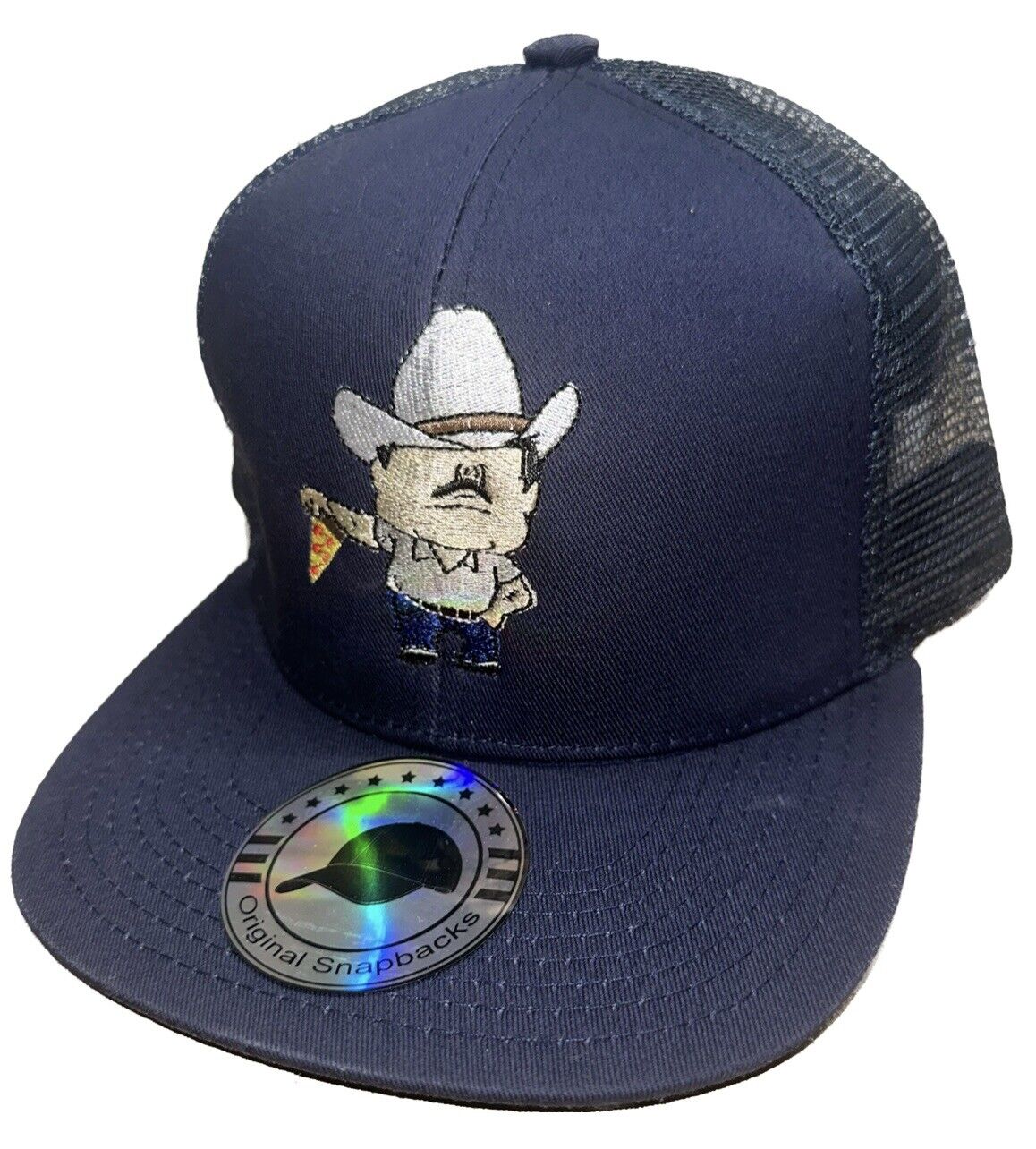 El Mayo Mayiza Chapiza El Chapo JGL 701 Dark Blue Trucker SnapBack