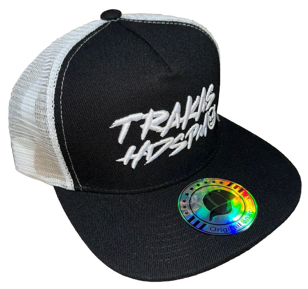 TRAKAS HDSPM , Gorra Negra Con Blanco Trucker SnapBack Black/White Mesh back