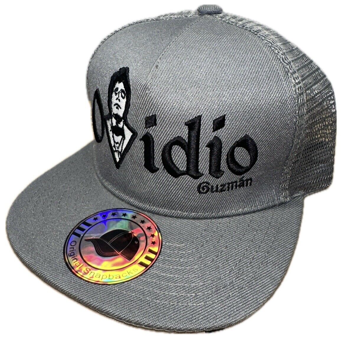 El Raton Ovidio Guzman JGL Chapiza Gray Trucker SnapBack