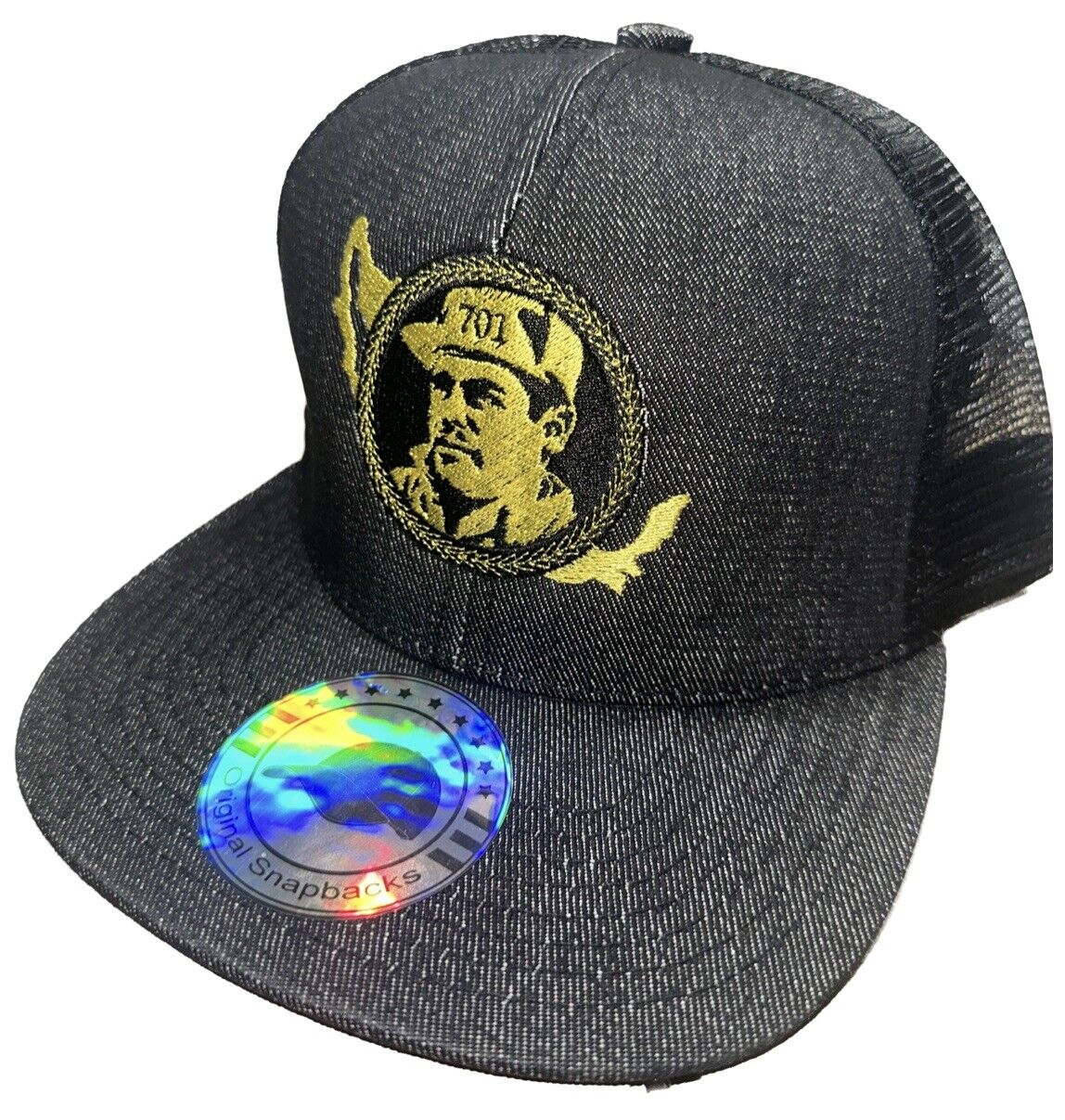 701 JGL El Chapo Chapiza  Black Trucker SnapBack