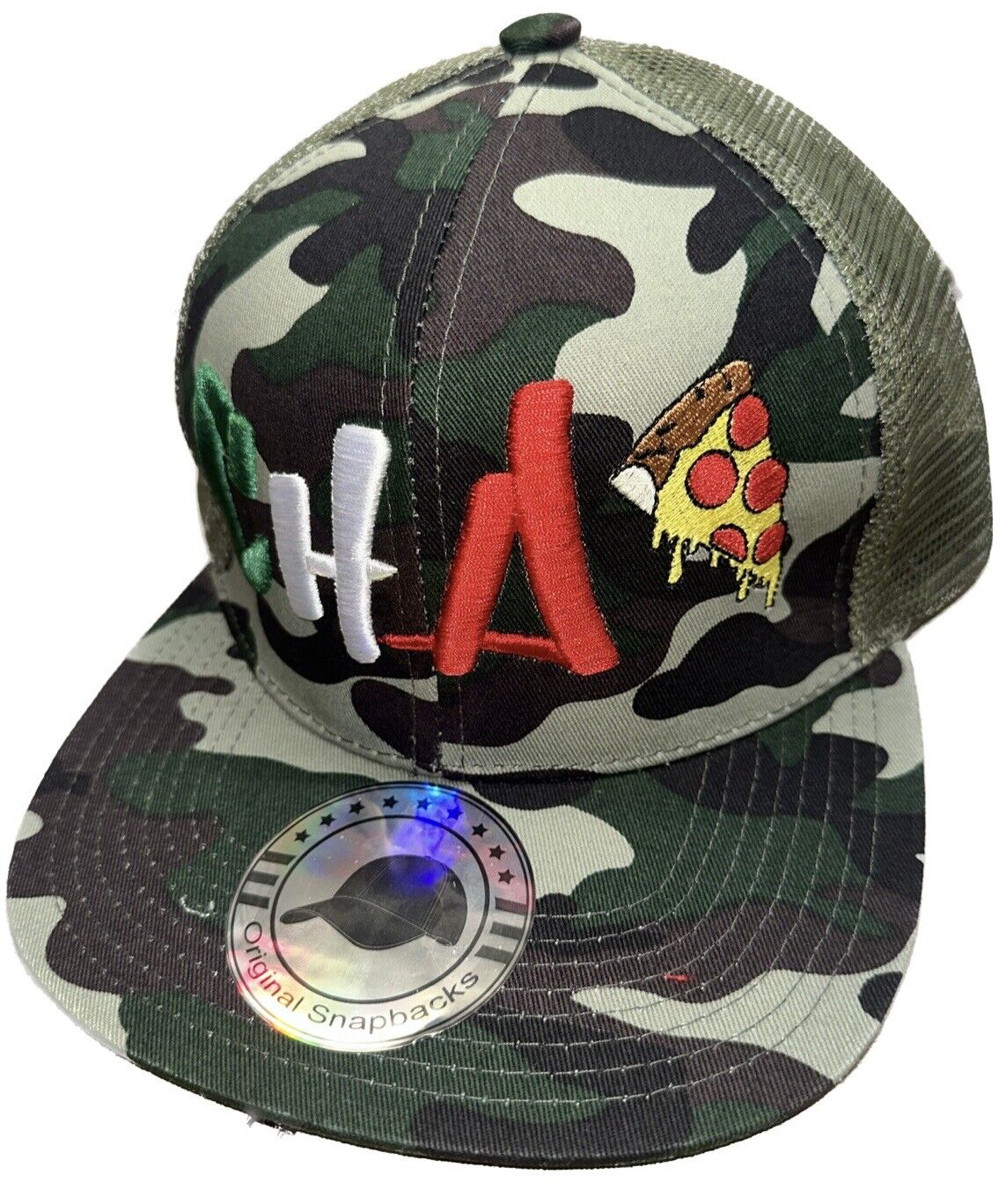 Chapiza El Chapo JGL 701 Custom Embroidered Camo Trucker SnapBack