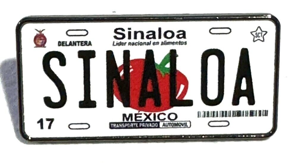 Pin Para Gorras Placa Sinaloa License Plate Hat Pin