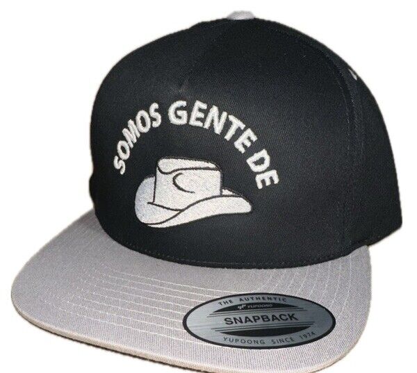 Somos Gente De Sombrero El Mayo  Black/Gray SnapBack