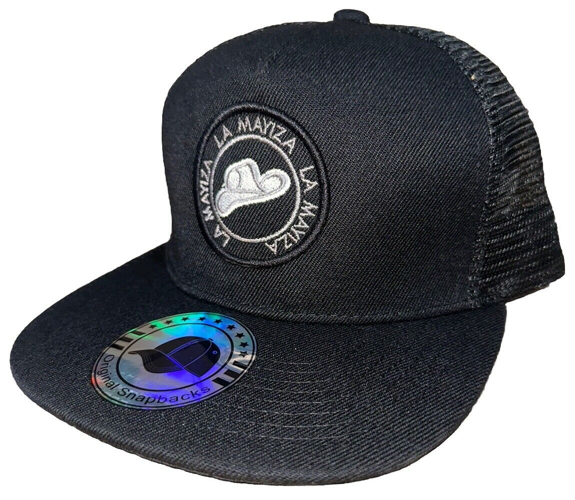 La Mayiza MZ El Mayo  2 Designs Black Trucker SnapBack