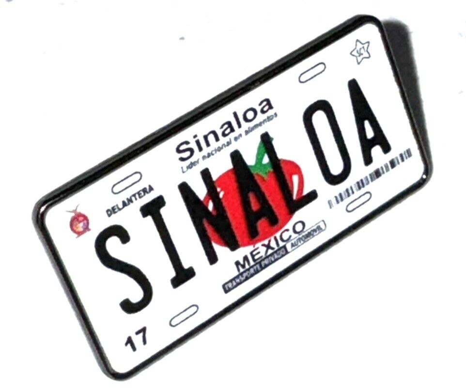 Pin Para Gorras Placa Sinaloa License Plate Hat Pin