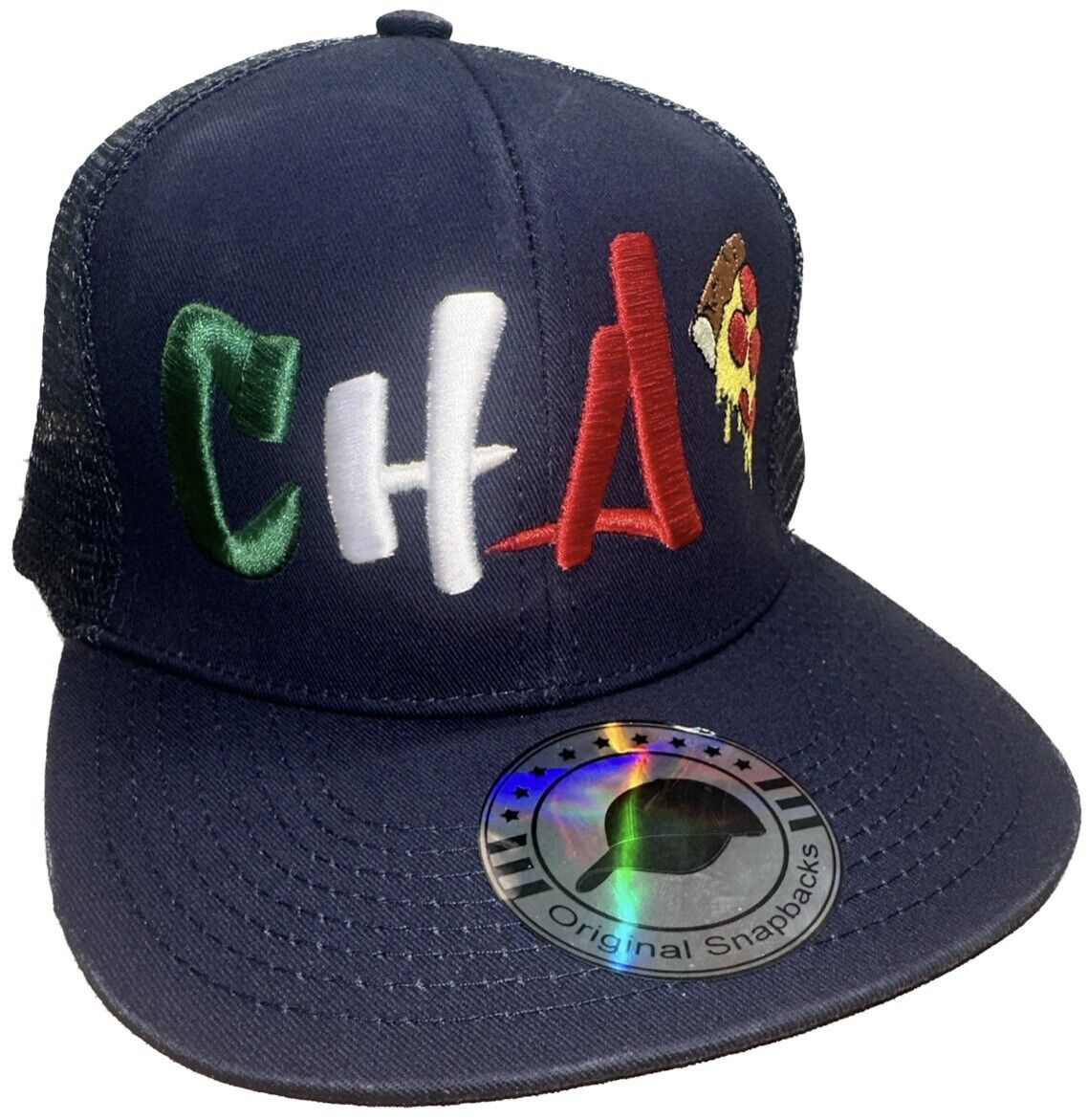 Chapiza El Chapo JGL 701 ChapoBros Dark Blue Trucker SnapBack