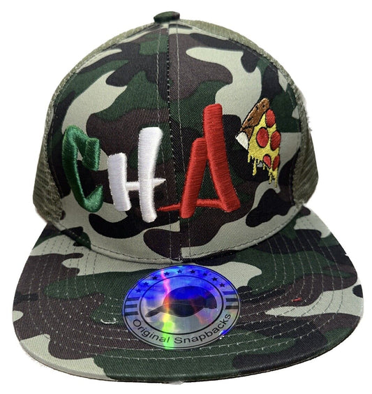 Chapiza El Chapo JGL 701 Custom Embroidered Camo Trucker SnapBack