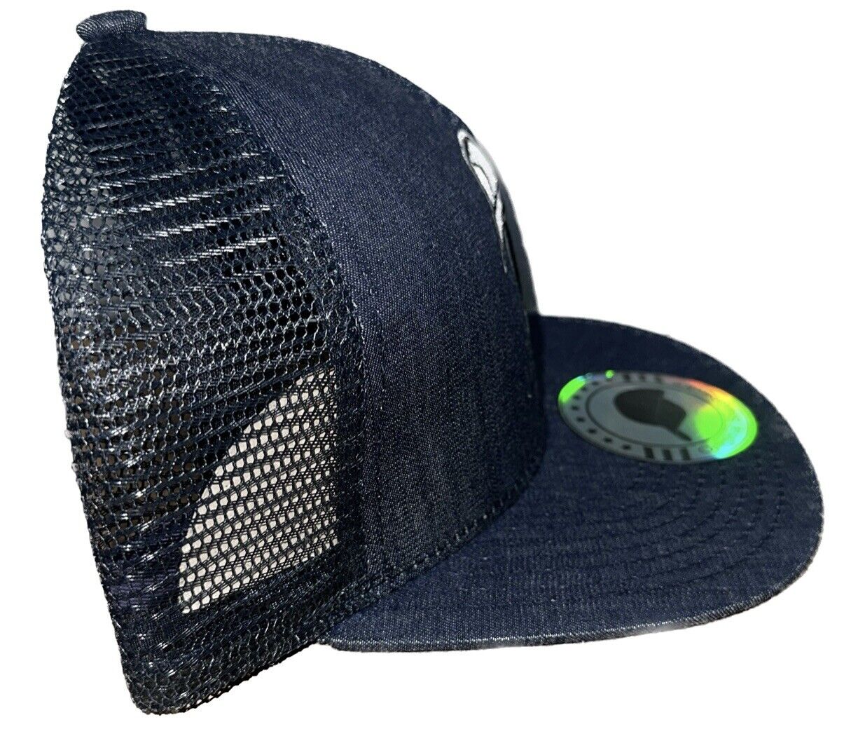 LA Sombrero Mayiza El Mayo MZ Blue Denim Trucker SnapBack