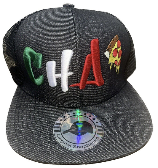 Chapiza El Chapo JGL 701 Black Denim Trucker SnapBack