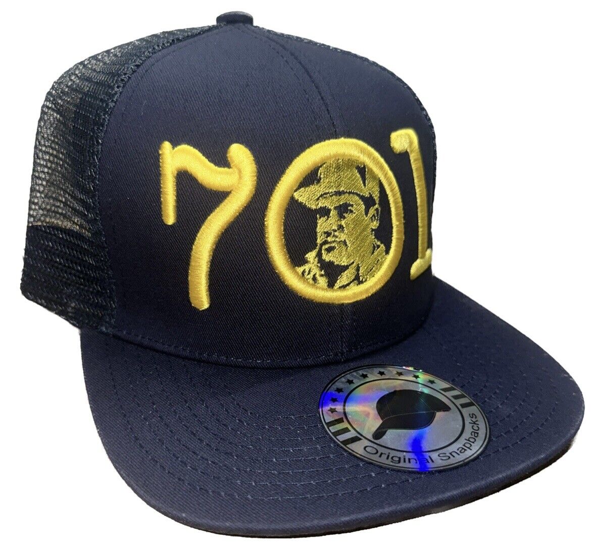 701 JGL El Chapo Chapiza Dark Blue Trucker SnapBack