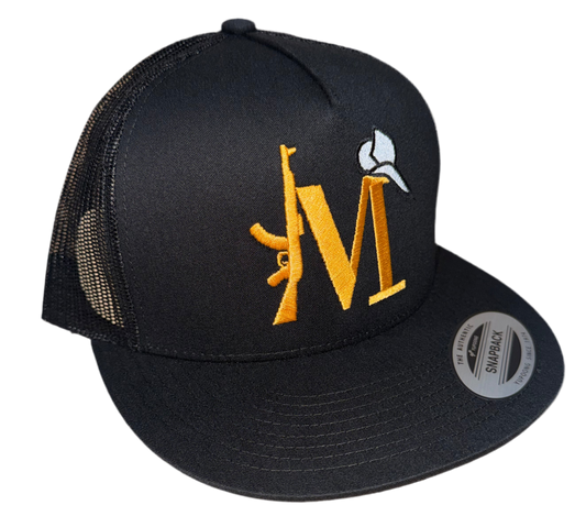 La Mayiza Black Trucker SnapBack