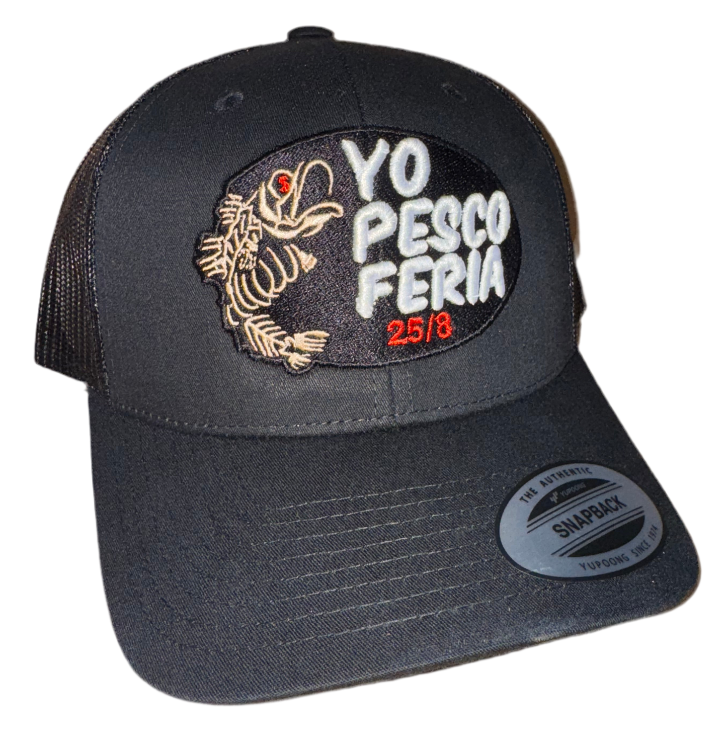 Yo Pesco Feria 25/8 Black Trucker SnapBack