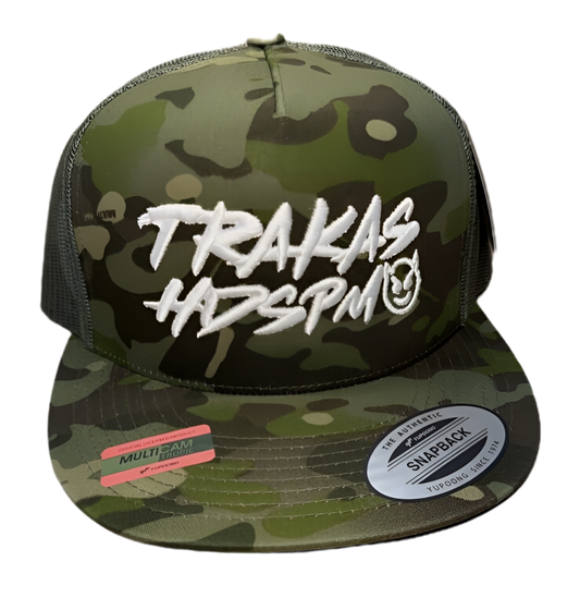 TRAKAS HDSPM , Gorra Camo Trucker SnapBack Camo Mesh back