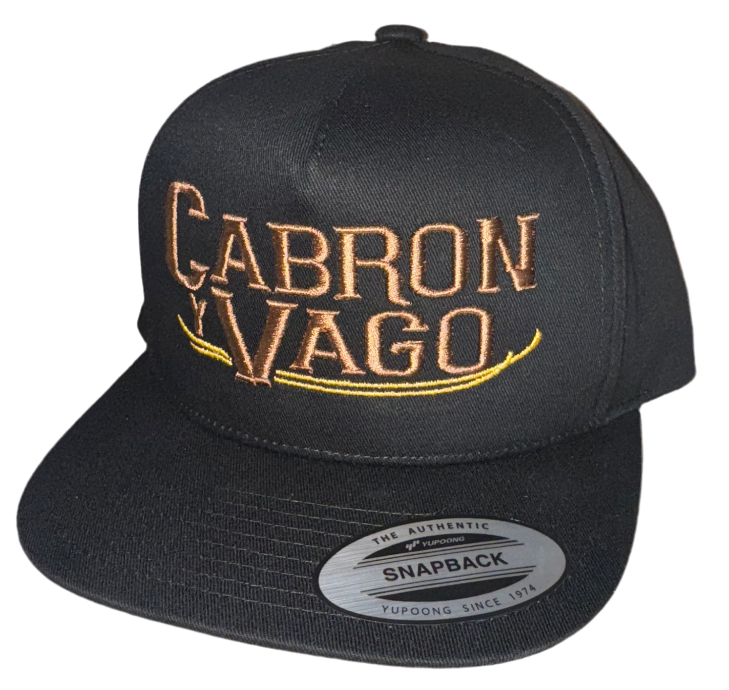 Cabron Y Vago 3D Black SnapBack