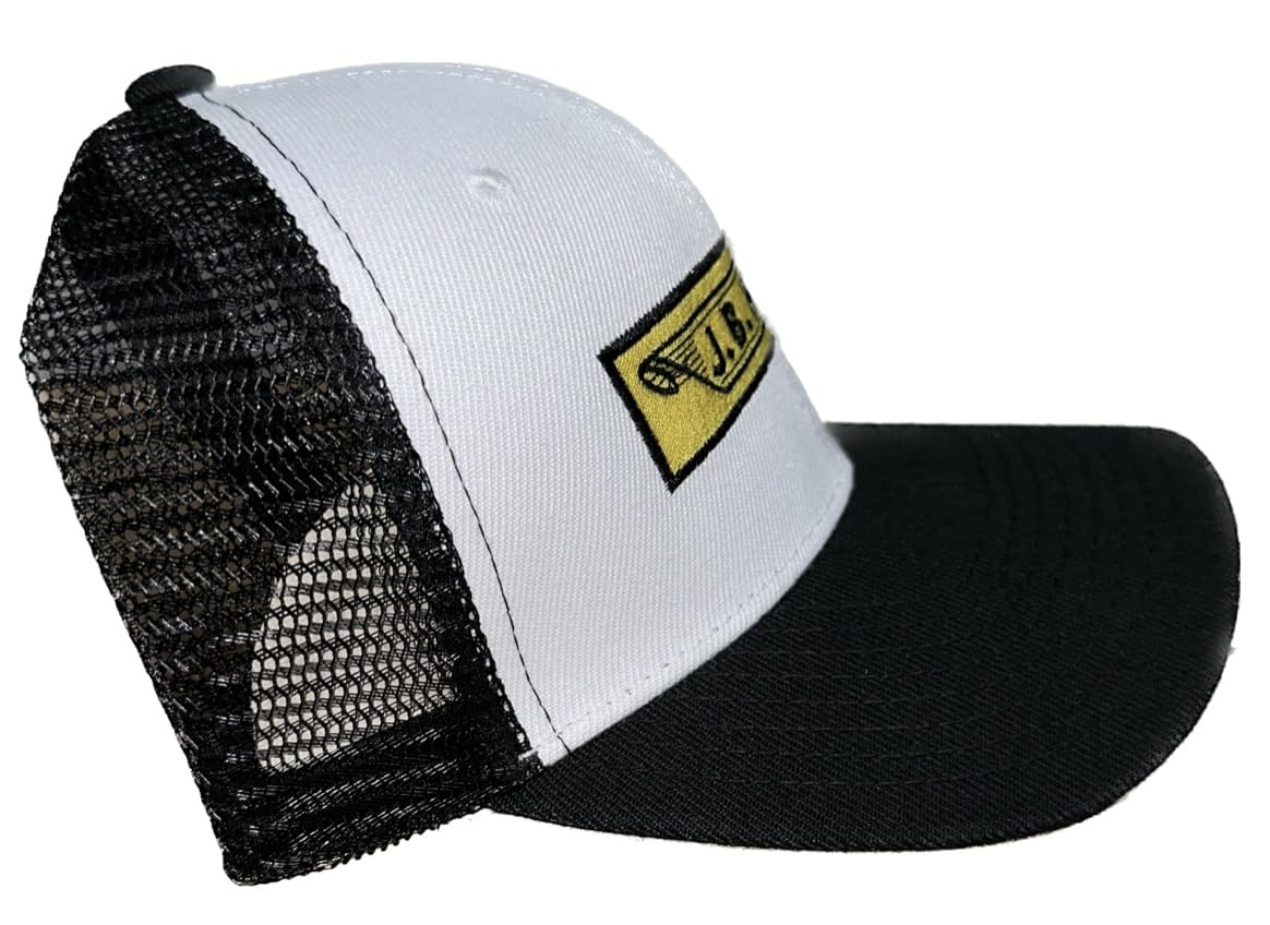 JB Hunt Black & White Trucker Hat