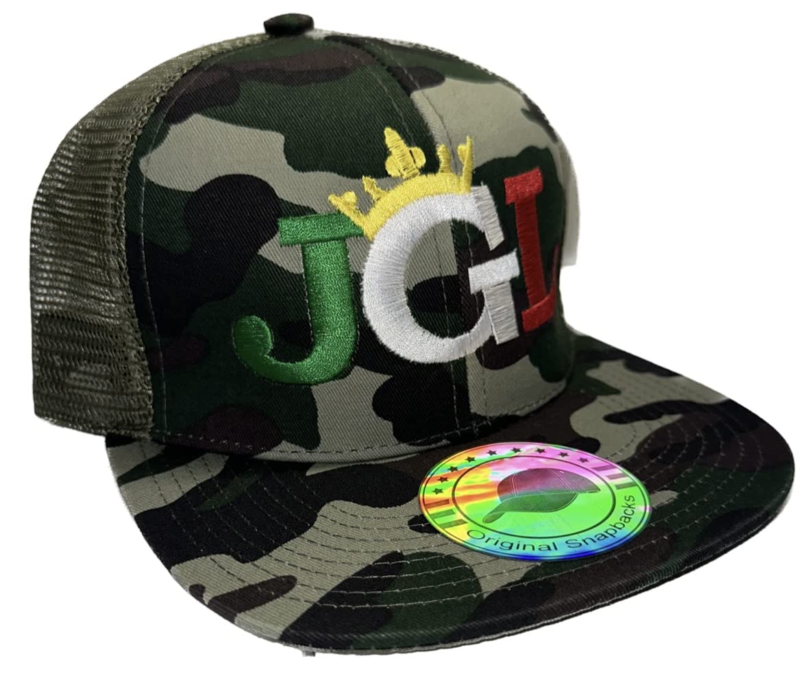 JGL El Chapo 701 Chapiza Custom Embroidered unisex Trucker Hat Camo