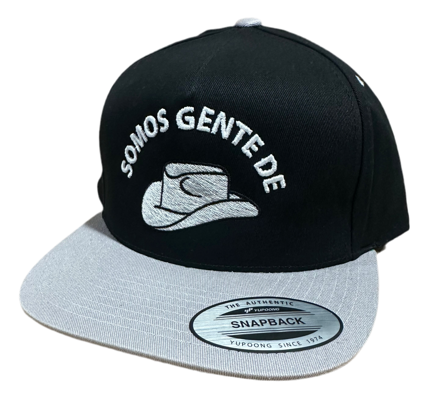 Somos Gente De Sombrero Black/Gray SnapBack