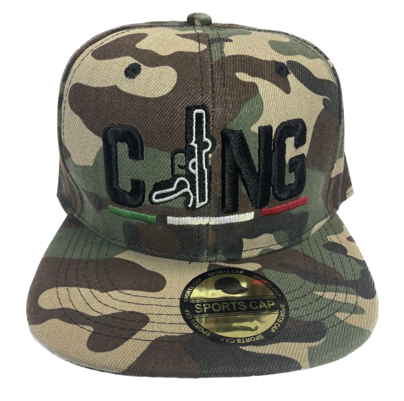 CJNG Black 3D Camo Snapback