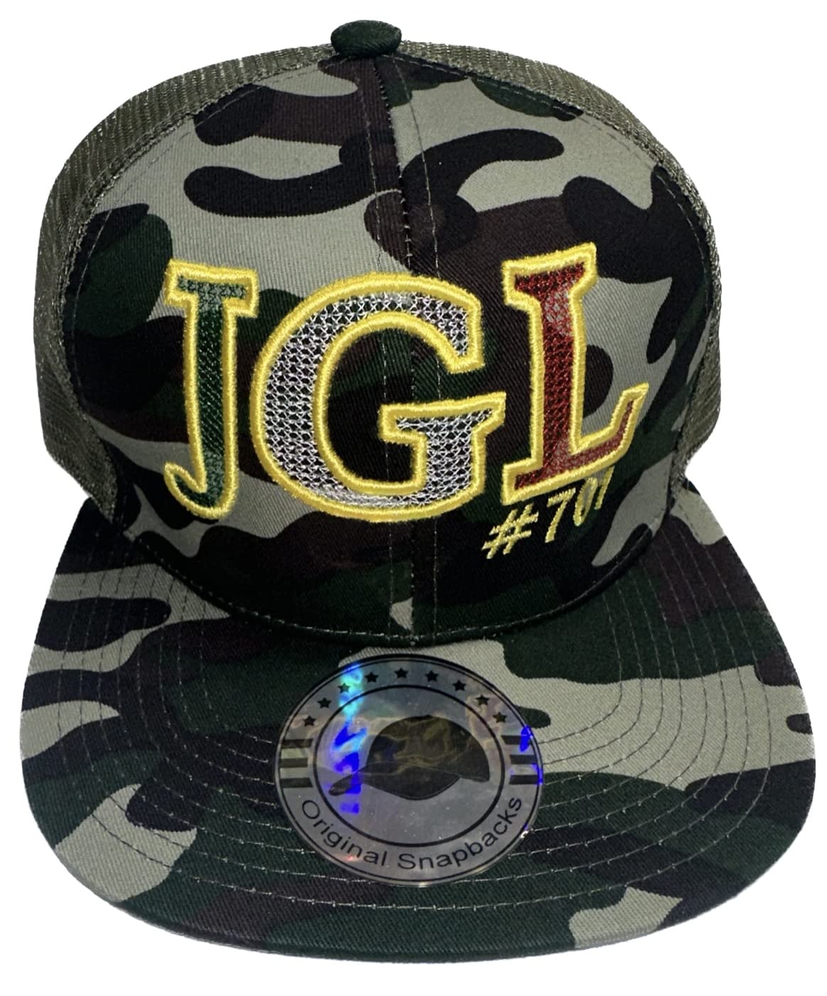 JGL El Chapo 701 Chapiza Camo Trucker Hat