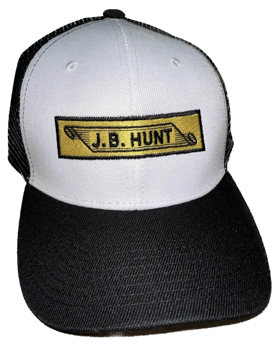 JB Hunt Black & White Trucker Hat