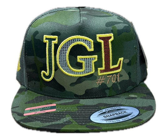 JGL El Chapo 701 Chapiza 2Designs Camo Trucker Hat