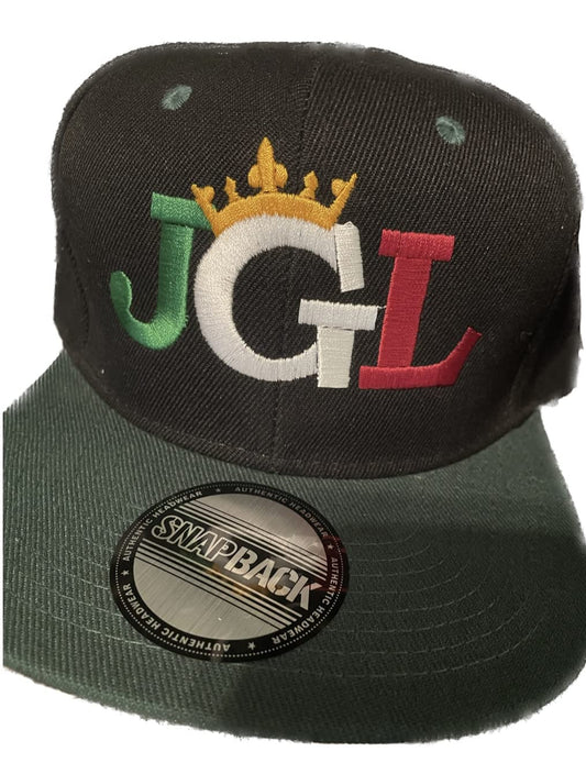 JGL Crown ChapoBros Black/Green Snapback