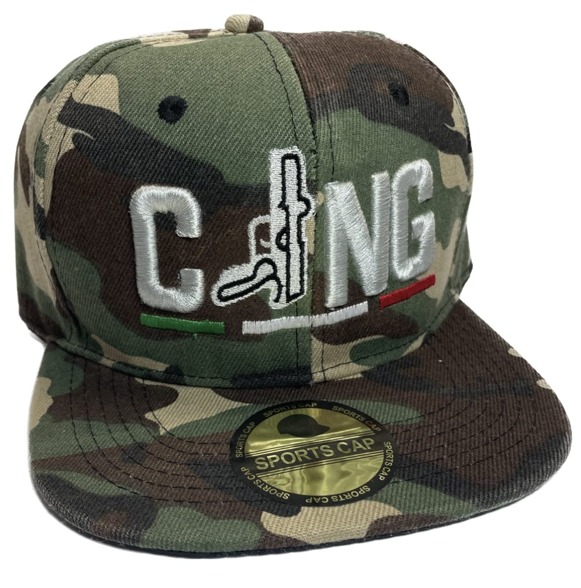 CJNG Silver 3D Camo Snapback