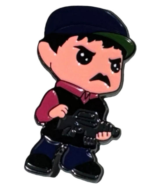 El Mayo MZ Cartoon Hat Pin