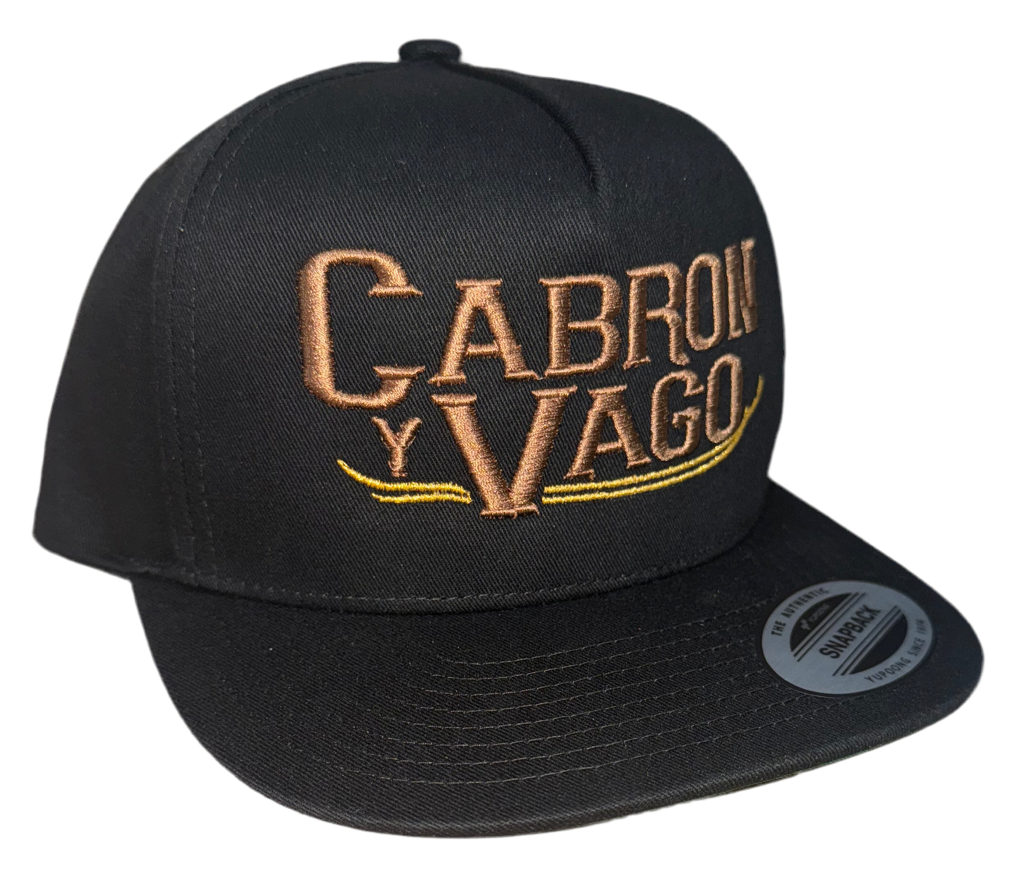 Cabron Y Vago 3D Black SnapBack