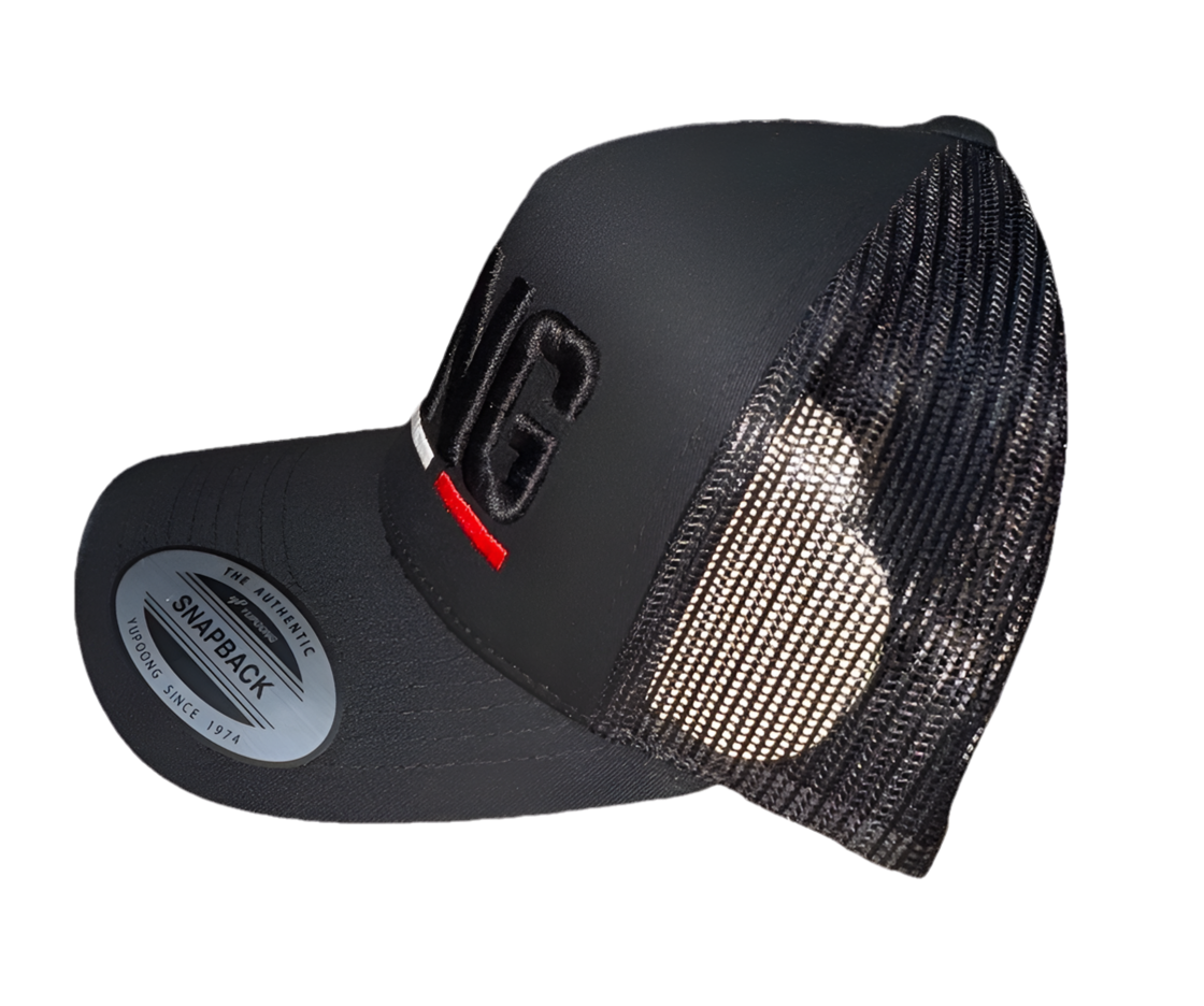 CJNG Black Trucker Baseball SnapBack