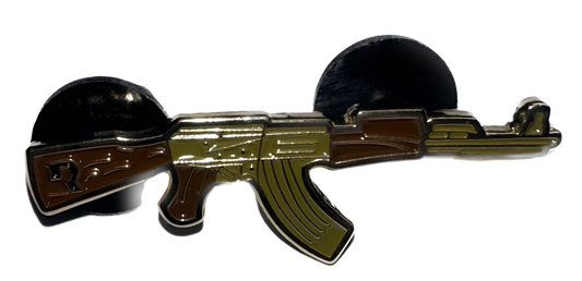 Ak-47 Cuerno De Chivo Metal Hat Pin