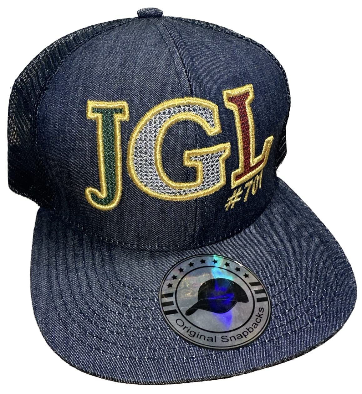 JGL El Chapo 701 Chapiza Blue Denim Trucker Hat