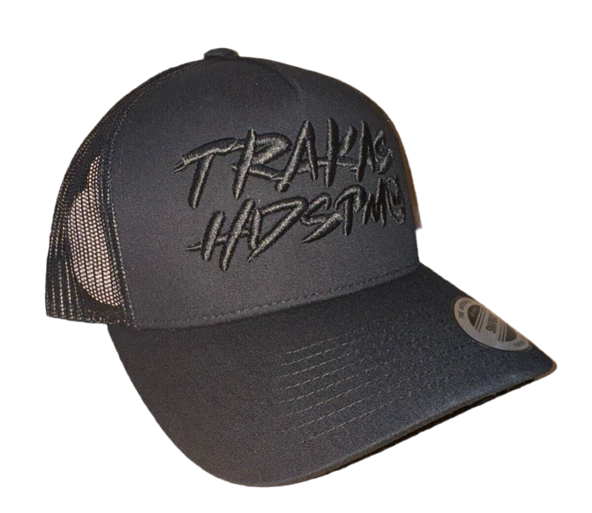 TRAKAS HDSPM , Gorra Negra Trucker SnapBack Curved Mesh Back